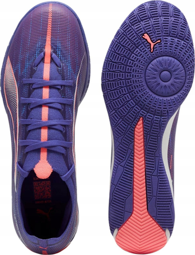 Këpucë futsalli Puma Ultra 5 Match IT M, për burra, sallë, vjollcë