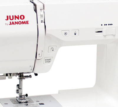 Makinë qepëse elektronike Janome JUNO J30, 30 programe qepjeje, ekran LCD, e bardhë