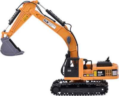 Lodër eskavator GLW ZA5012, me drita dhe zhurma, portokalli