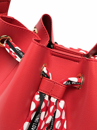 Çantë dore Love Moschino, e kuqe