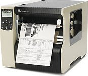 Printer etiketash Zebra 220Xi4, 300 DPI, gjerësi 216 mm, ngjyrë gri