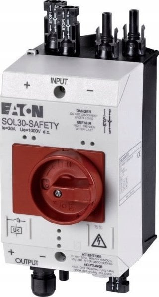 Ndërprerës sigurie Eaton Fire Service 144123, 30A, 230V, i bardhë