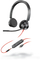 Kufje me mikrofon Poly Blackwire 3325 Microsoft, USB, stereo, të zeza