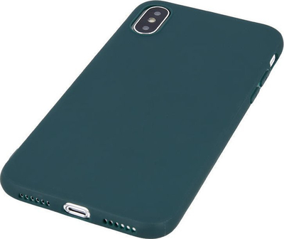 Kapak telefoni Matt Case për Xiaomi Redmi 12C, TPU i butë, mat, jeshile e errët