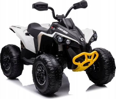 Quad elektrik për fëmijë Lean Cars CAN-AM Renegate, 12V, 4x4, i bardhë