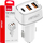 Karikues makine AMiO 03890, 3 dalje, USB dhe USB Type C, i zi