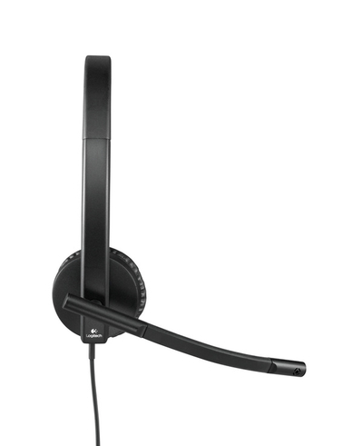 Kufje Logitech H570e, me kabllo, të zeza