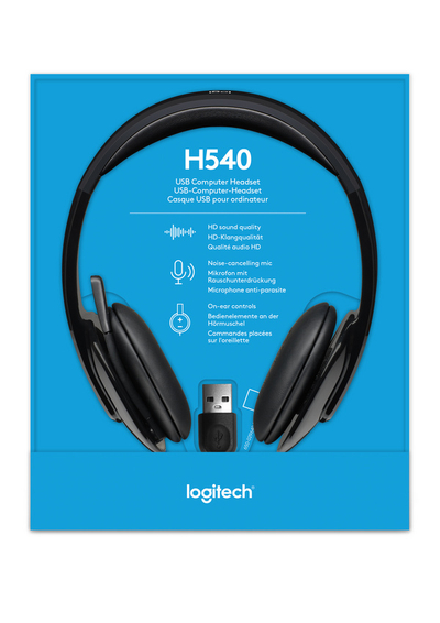 Logitech H540 USB Слушалки