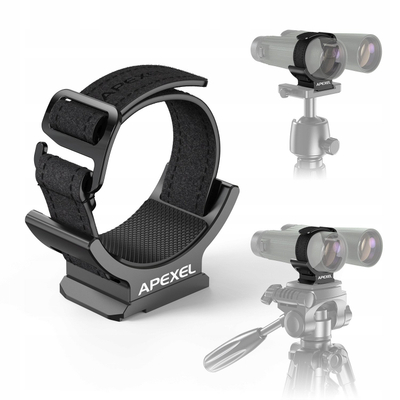 Kapëse trefike Apexel APL F007, montim 1/4", kompatibile Arca Swiss, e zezë