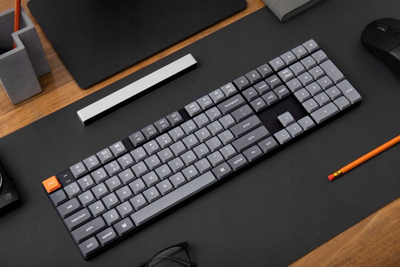 Tastierë mekanike wireless Keychron K5 Max K5M-H3, RGB LED, QMK VIA, e zezë