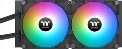 Ftohës uji për CPU Thermaltake TH280 V2 Ultra ARGB Sync, 280mm, ekran LCD, i zi