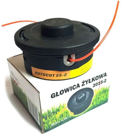 Kokë kositëse me fije NAC 2015-2, Autocut, plastike, e zezë