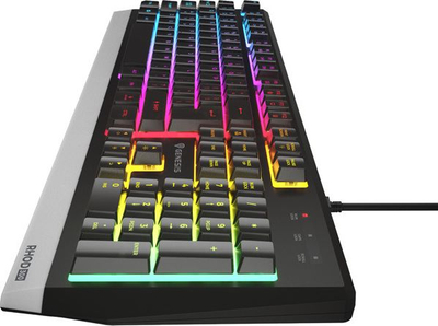 Tastierë gaming Genesis Rhod 300 RGB NKG-1817, membranore, me drita RGB, e zezë