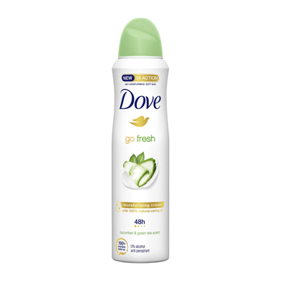 Deodorant Dove Go Fresh Cucumber 48H, 150 ml