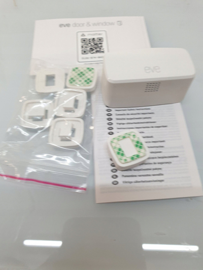 Senzor dere dritare Eve 10EBN9951, wireless, smart, i bardhë