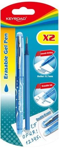 Stilolaps fshirës Keyroad Erasable Pen, 0.7mm, ngjyrë blu