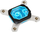 Ftohës procesori Aqua Computer Cuplex Kryos NEXT RGBpx, socket Intel 2011 2011 3 2066, bazë argjendi, trup akrilik i tejdukshëm