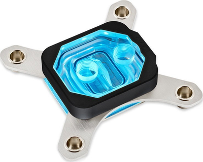 Ftohës procesori Aqua Computer Cuplex Kryos NEXT RGBpx, socket Intel 2011 2011 3 2066, bazë argjendi, trup akrilik i tejdukshëm