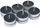 Qirinj tealight aromatik Homea Sandalwood, set 12 copë, ngjyrë e zezë