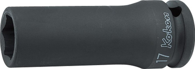 Çelës kokë i thellë Koken 14300M 30mm, profil 6-këndor, 1/2", i zi