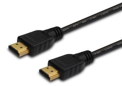 Elmak SAVIO HDMI Cable, 10m, black, gold-plated, v1.4 high speed, ethernet / 3D CL-34