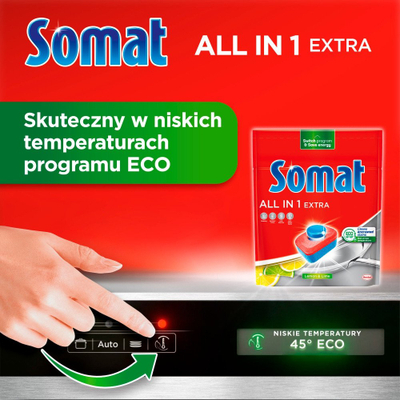 Tableta për lavastovilje Somat All in 1 Extra, 100 copë, 1660 g