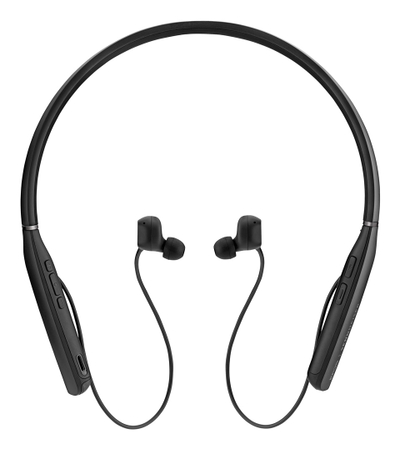 Kufje Sennheiser ADAPT 460, përçues kocke, Bluetooth, rreze 20m, të zeza/të argjendta