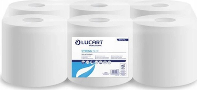 Peshqir letre Lucart Strong Towel On A Roll, 2 shtresa, 6x100 m, i bardhë