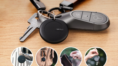 GPS следач MiLi MiTag, сет 3 парчиња, Bluetooth, IPX67, бел