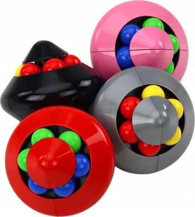 Lodër puzzle Magic Ball Leantoys, lojë me mend, shumëngjyrëshe