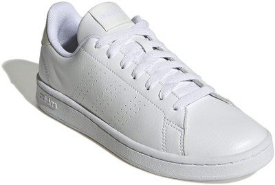 Atlete për femra Adidas Courtpoint, siluetë e ulët, taban gome, të bardha