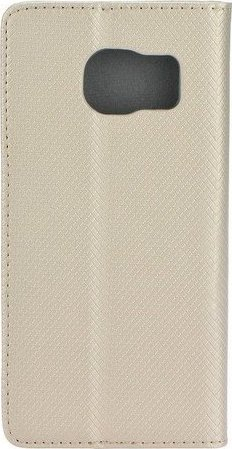 Këndëse libri Smart Magnet për Xiaomi 12T, lëkurë sintetike, me xhep për karta, ngjyrë gold