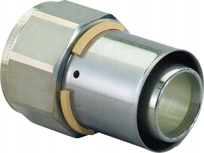 Racord presioni Uponor MLC me filetë mrena 50 Rp1 1/2, metalik