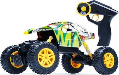 Makina lodër me telekomandë Double E Rock Crawler Scribble, 4x4, shumëngjyrëshe