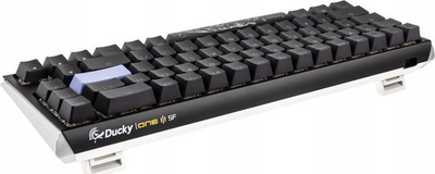 Tastierë mekanike Ducky One 3 RGB SF, Cherry MX Silver, me kabllo USB C, e zezë