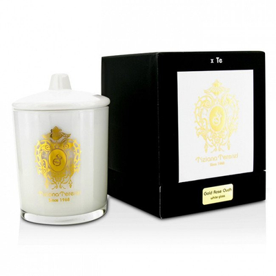 Qiri aromatik Tiziana Terenzi Gold Rose Oudh, fitil druri, 38 orë, unisex