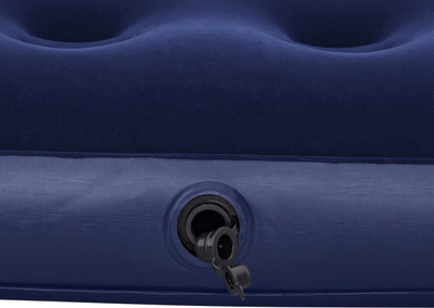 Dyshek ajri Bestway 67001 Twin, 188x99x22 cm, sipërfaqe flokato, blu e errët