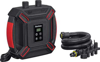 Pompë elektrike ajri BESTWAY PowerGrip DC, për makinë, portative, e zezë