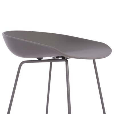 Stol bari, 44×44×74 cm (HM9299.10), gri