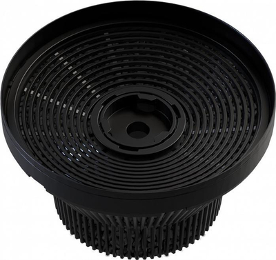 Filtër karboni për aspirator Wessper TEKA GFG2 GFH55 GFH73 TL1-62 C3C, formë e rrumbullakët, pjesë zëvendësuese, i zi
