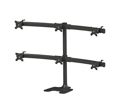 Krah monitori Neomounts FPMA-D700DD6, për 6 monitorë 10-27", i zi