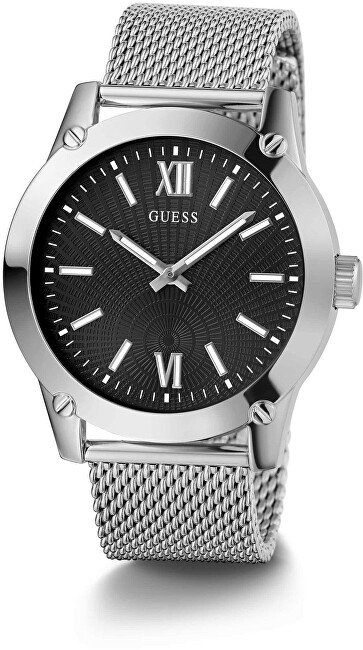 Orë për meshkuj GUESS Crescent GW0629G1, e argjendtë