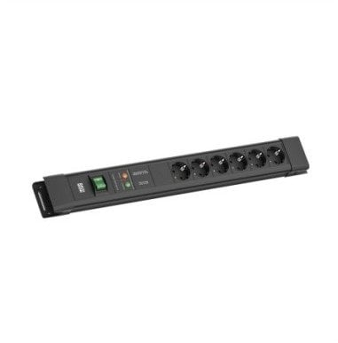 Prizë zgjatuese Bachmann Connectus, 6 dalje, kabllo 2m, e zezë