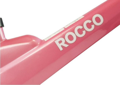 Biçikletë balancuese Rocco Candy, për fëmijë, ulëse e rregullueshme, rozë