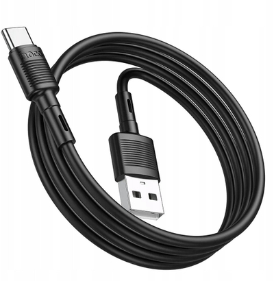 Kabllo USB Hoco X83, USB A me USB C, 3A, 1 m, e zezë