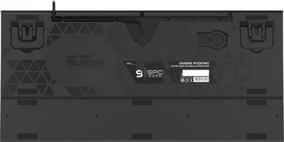 Tastierë SPC Gear GK650K Omnis Kailh Red RGB Pudding Edition (SPG120), e zezë