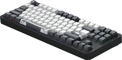 Tastierë gaming Dark Project ALU87B Bushido, mekanike, RGB, e zezë