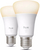 Set llamba smart Philips Hue W 1100 A60 E27, LED, Bluetooth, të bardha