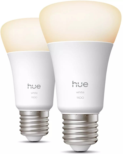 Set llamba smart Philips Hue W 1100 A60 E27, LED, Bluetooth, të bardha