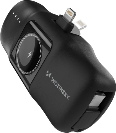 Karikues portativ Wozinsky WF16-YLS, 5000mAh, 15W, me Lightning, i zi